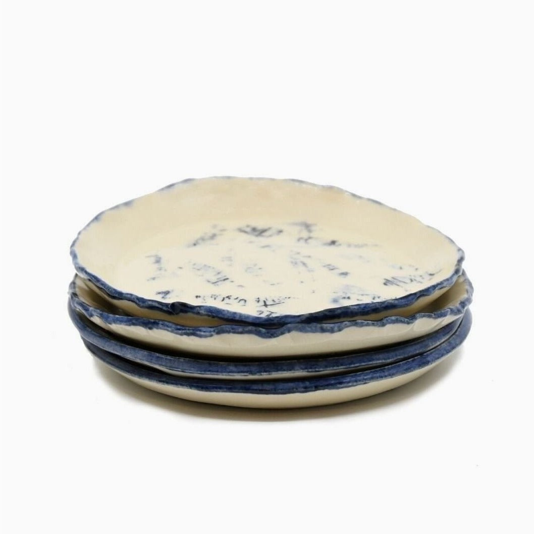 Tapas plates, set of 4